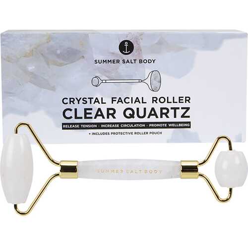 Clear Quartz Crystal Facial Roller