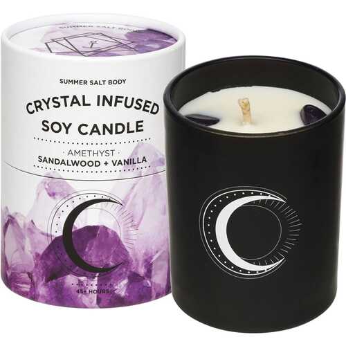 Amethyst Infused Soy Candle