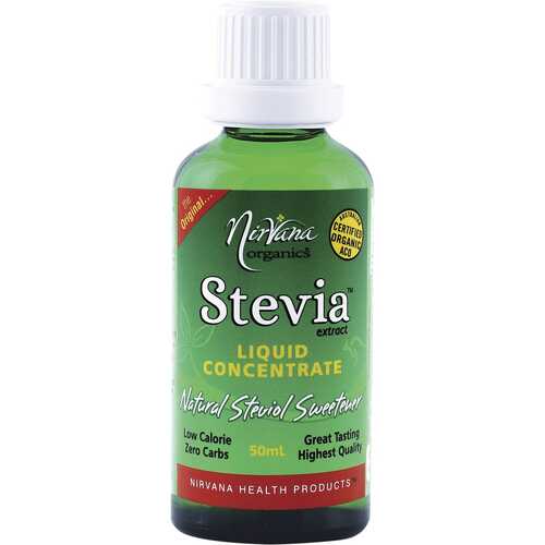 Organic Stevia Liquid Concentrate 50ml