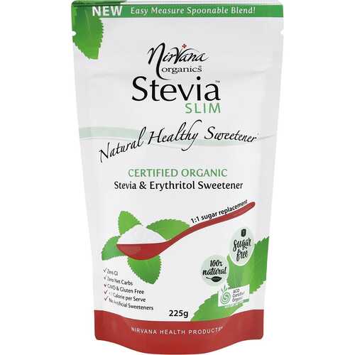 Organic Stevia Slim (+Erythritol) 225g