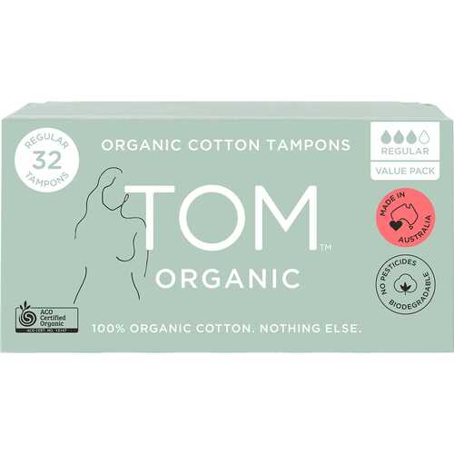 Regular Organic Tampons (6x32 Pack)