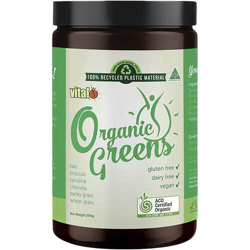 Organic Vital Organic Greens Powder 200g