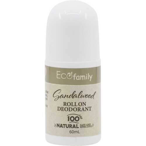Natural Sandalwood Roll-on Deodorant 60ml