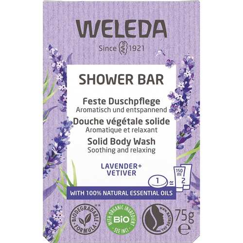 Lavender + Vetiver Shower Bar 75g