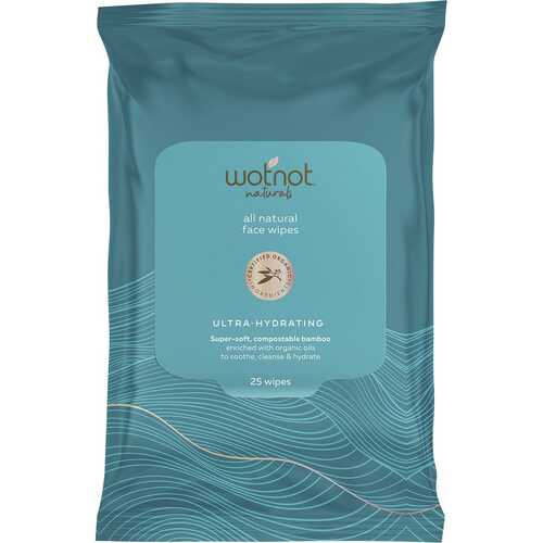 Natural Ultra Hydrating Face Wipes x25