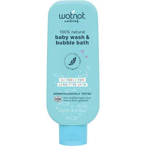 Natural Baby Wash & Bubble Bath 250ml