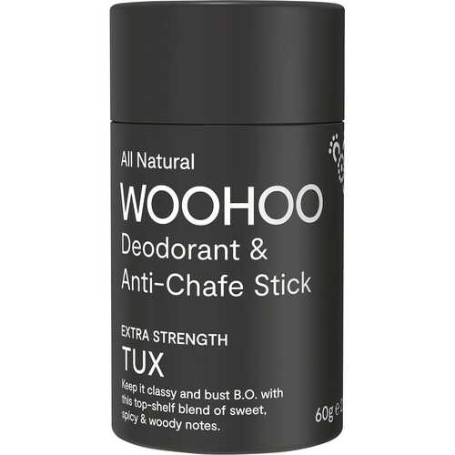 Natural Deodorant & Anti-Chafe Stick - Tux 60g