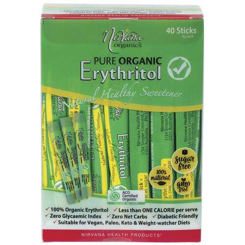 Pure Organic Erythritol Sticks (40x4g)