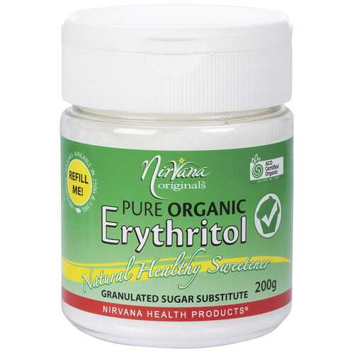 Pure Organic Erythritol - Refill Shaker 200g