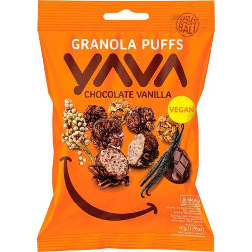 Chocolate Vanilla Granola Puffs 50g