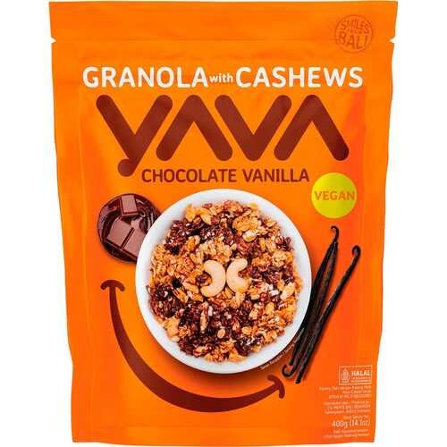 Chocolate Vanilla Granola with Cashews 400g