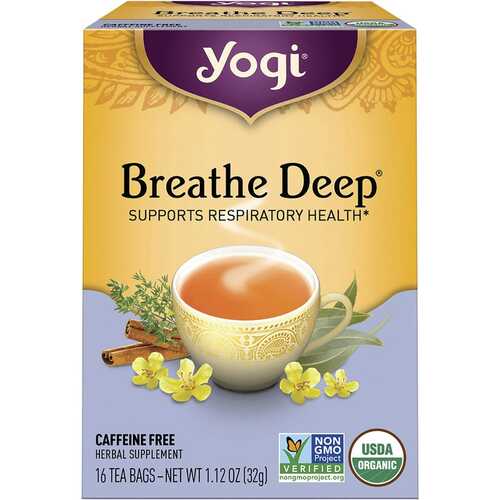 Organic Breathe Deep Herbal Tea Bags x16
