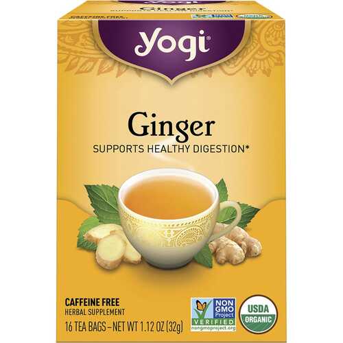 Organic Ginger Herbal Tea Bags x16