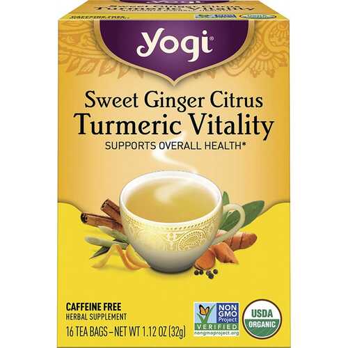 Organic Turmeric Vitality Herbal Tea Bags x16