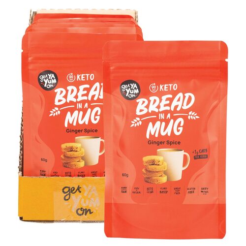 Keto Bread in a Mug - Ginger Spice (10x60g)